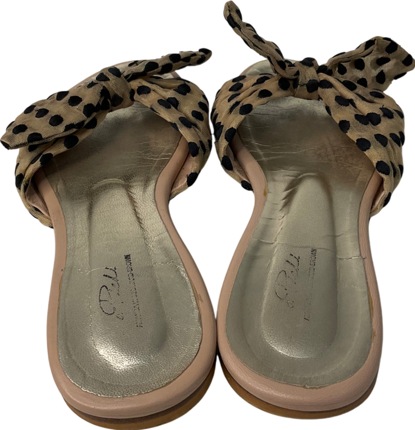 a piedi Brown Awe Polka Dot Shoes UK 5 EU 38 👠