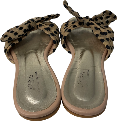 a piedi Brown Awe Polka Dot Shoes UK 5 EU 38 👠