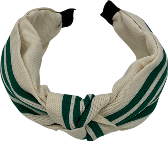 Green Stripe Headband