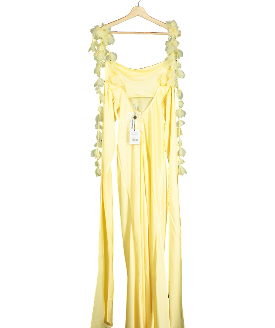 Sydney Lane Yellow Tilly Floral Slip Dress UK XS