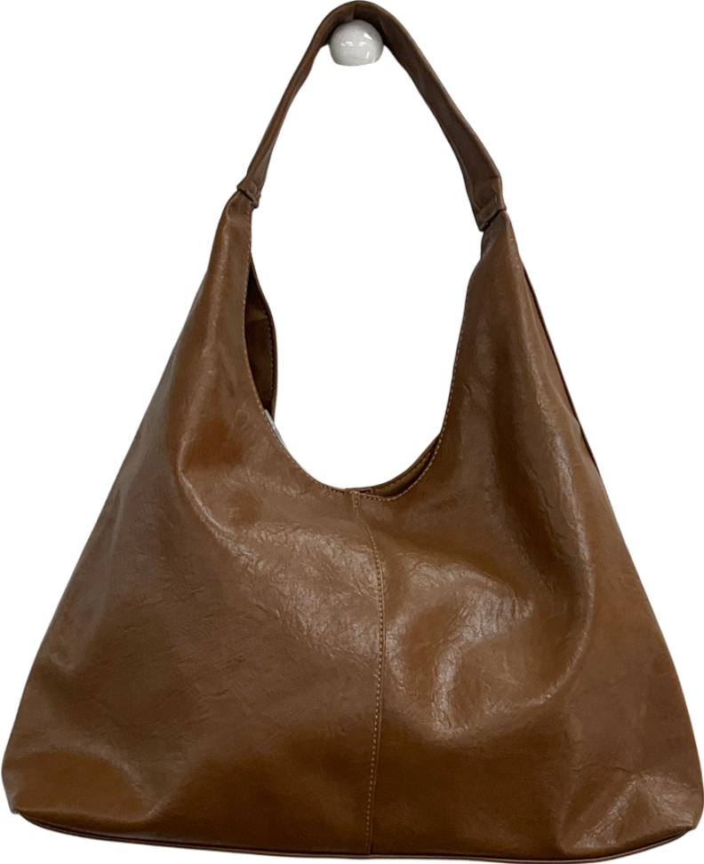 ASOS Brown Slouch Shoulder Bag One Size