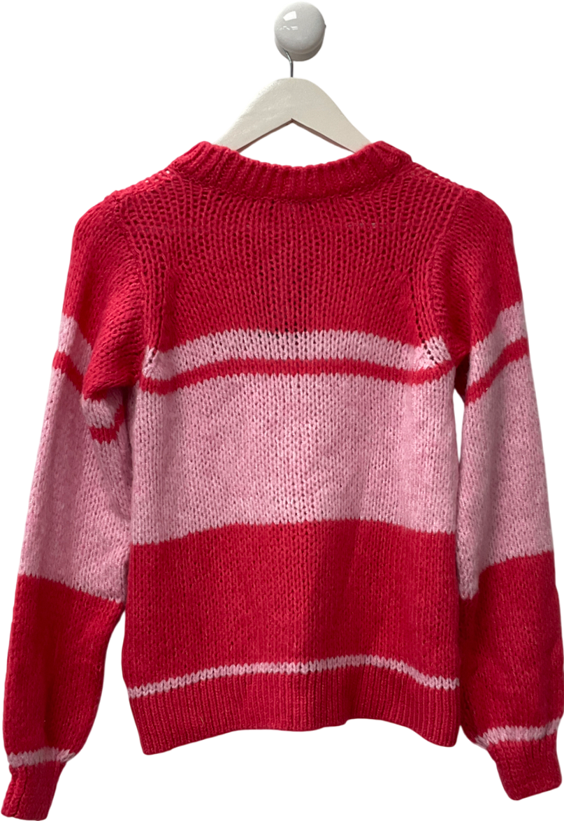 joules Pink Knitted Sweater UK 8