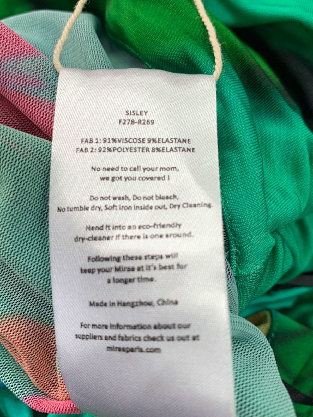 Mirae Green Floral Print Maxi Dress UK 6