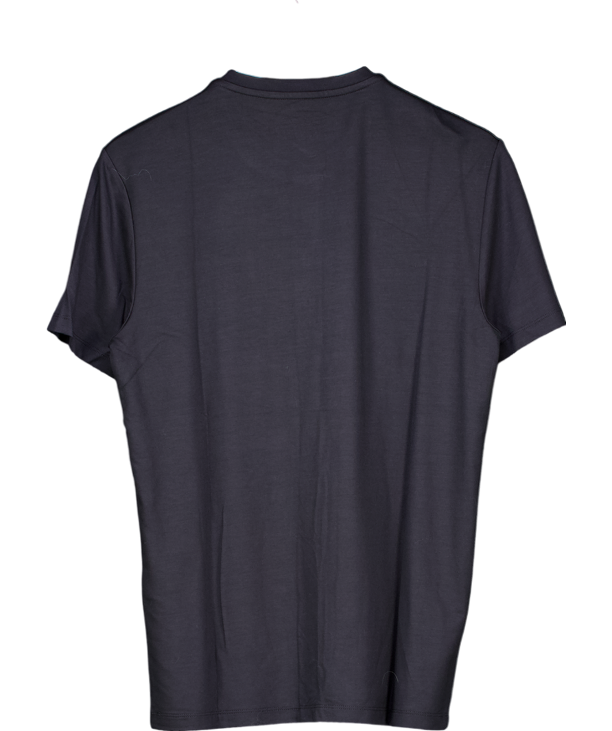 REISS Black Harry Jersey Henley Top UK S