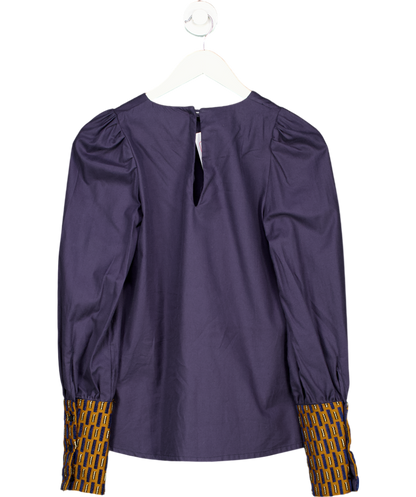 MarAvic Blue Narciso Blouse UK XS