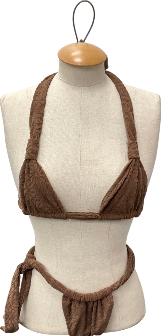 somerfield swim Brown Positano Top & Bottoms UK S