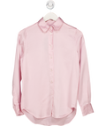 Serena Bute Pink 100% Silk Classic Shirt UK XS