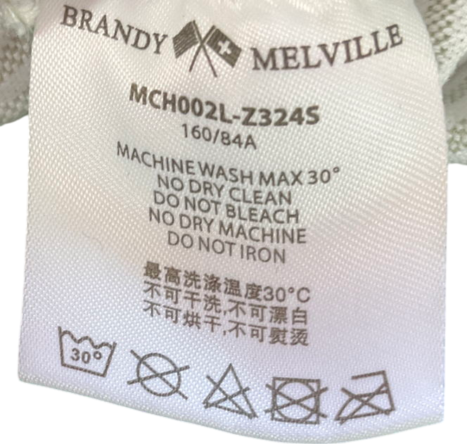 Brandy Melville White Nanda Pants UK S/M