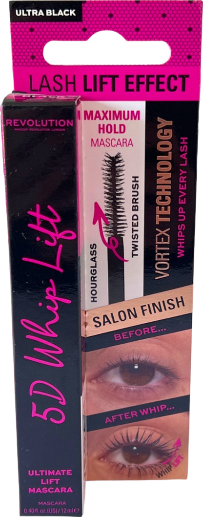 Revolution 5D Whip Lift Mascara Ultra Black 12ml