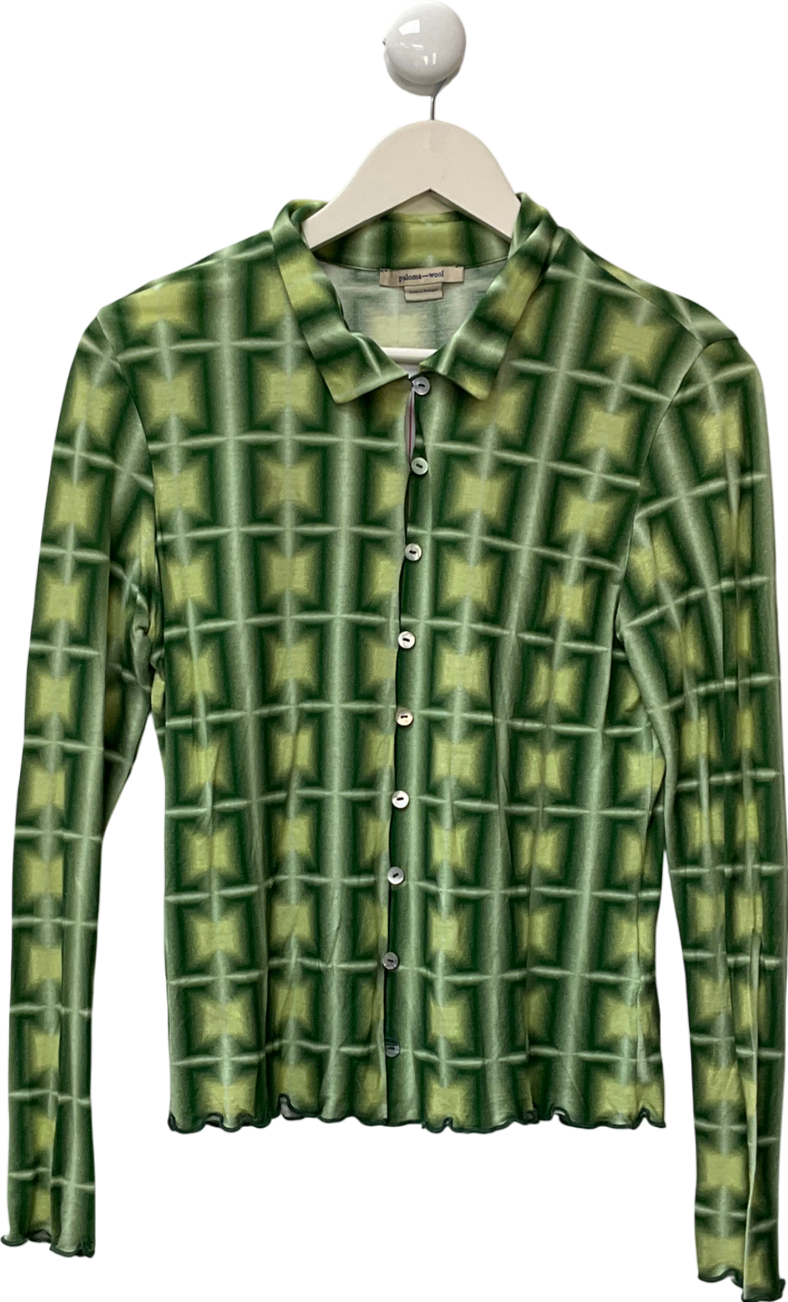 Paloma wool Green Base Shirt UK L