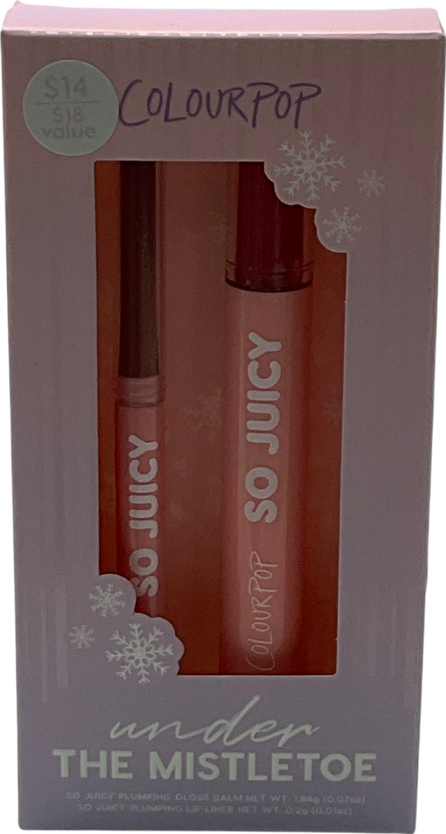 colourpop Under The Mistletoe Plumping Gloss Balm The Mistletoe 1.8