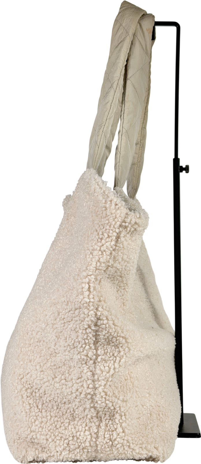 Varley Beige Sherpa Tote Bag