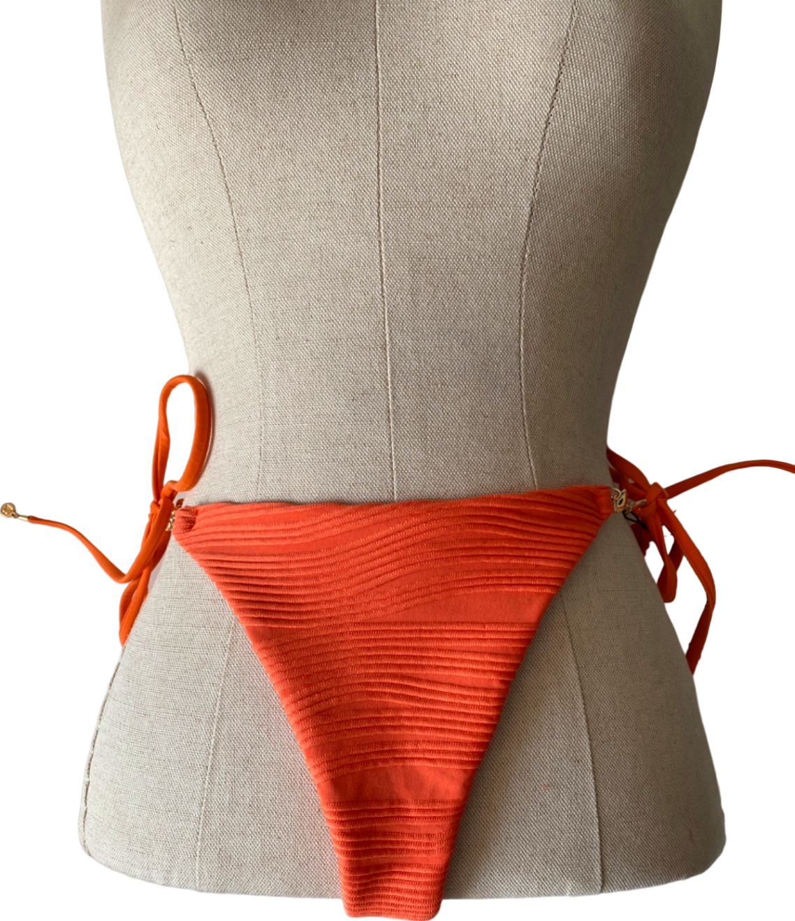 Bluebella Orange Orla Tie-Side Bikini Brief UK S