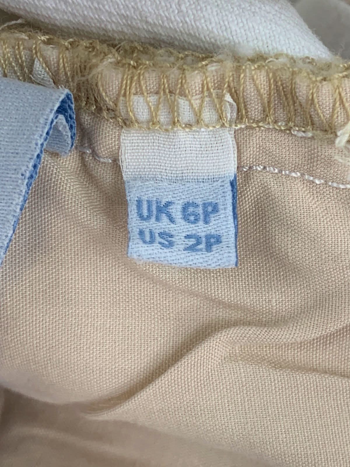 Boden White Cropped Trousers UK 6P