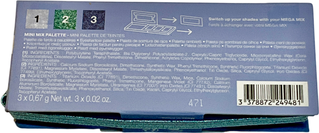 sephora Mini Mix Palette Ethereal Lilac 3.0.67g