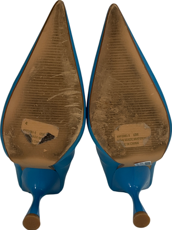 Ego Blue Toe Pointing Stiletto Heels UK 4 EU 37 👠