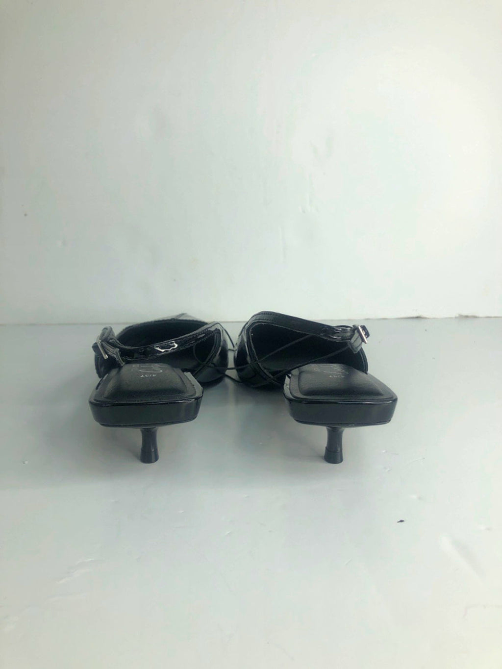 New Look Black Slingback Heels UK 4