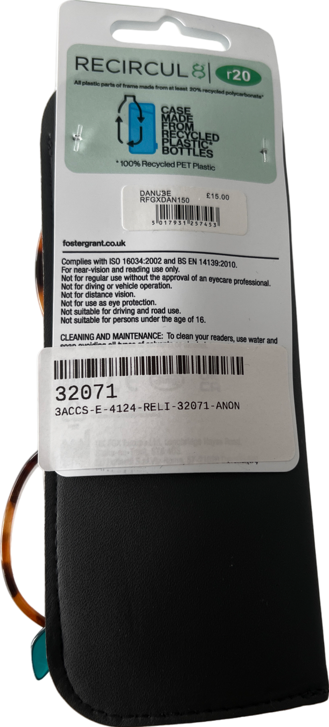 foster grant Danube Lenses Brown/green +1.5