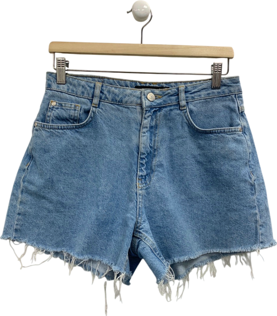 Missguided Blue Denim Shorts UK 10