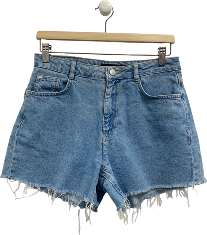 Missguided Blue Denim Shorts UK 10