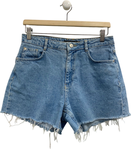 Missguided Blue Denim Shorts UK 10