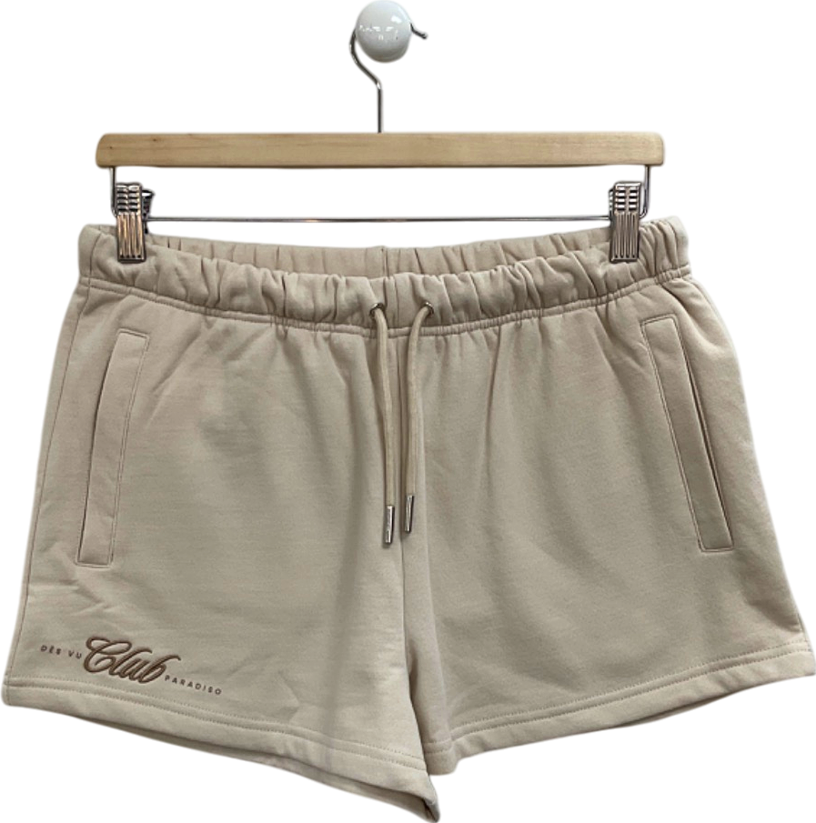 Des Vu Beige Club Paradiso Shorts UK S