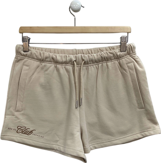 Des Vu Beige Club Paradiso Shorts UK S