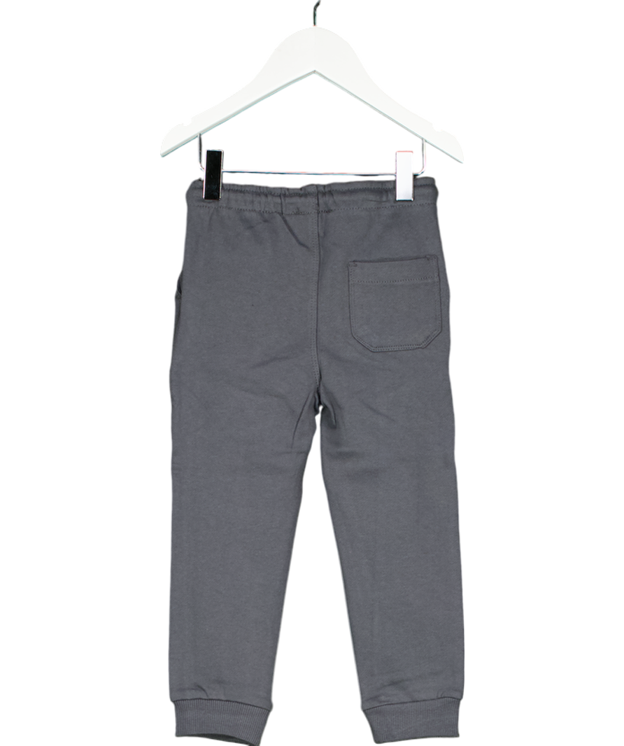 MANGO Grey Cotton Jogger Style Trousers 2 Years