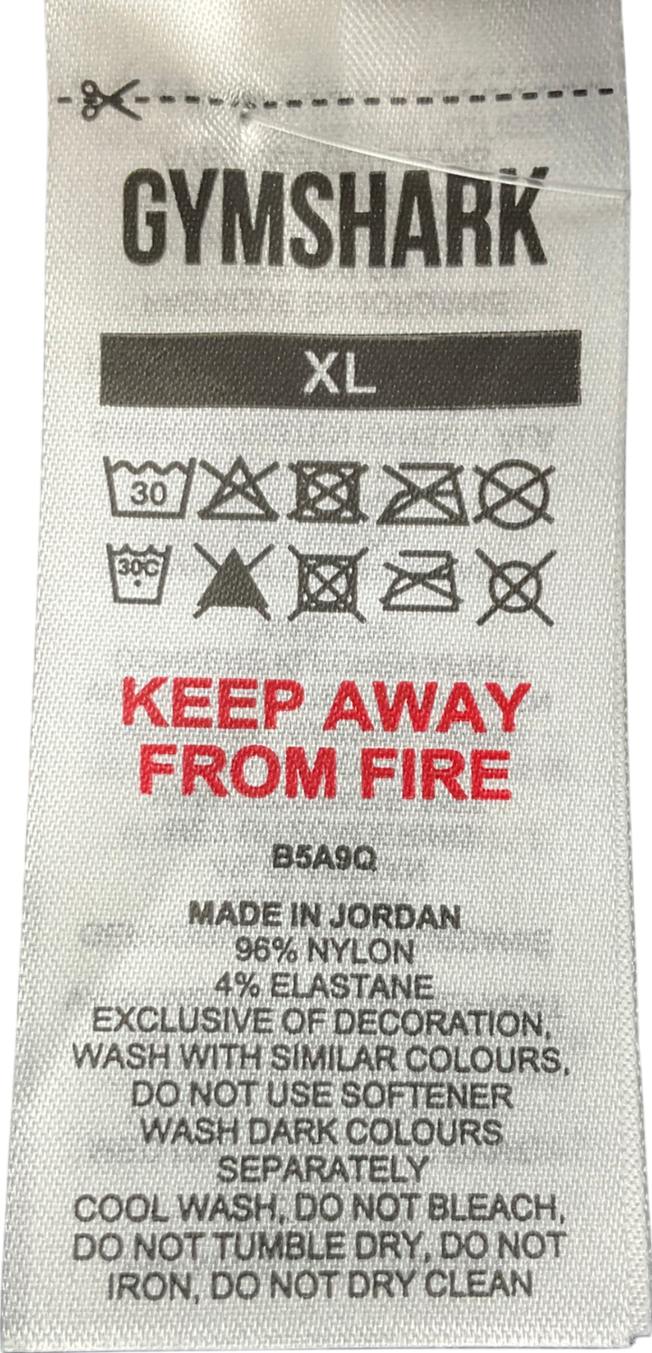 gymshark Black Sweat Seamless Longsleeve Zip Through Cropped Jacket UK XL