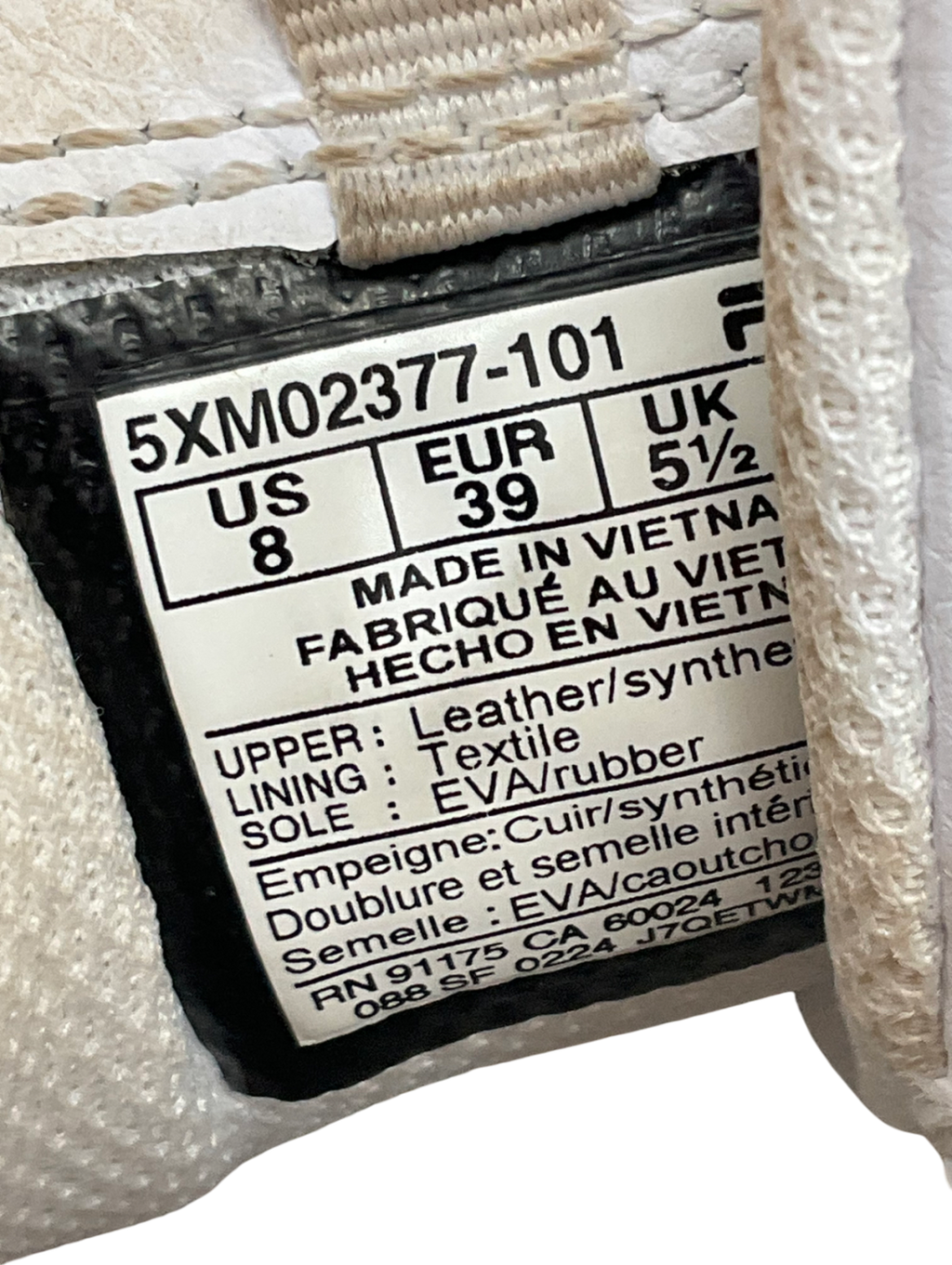 FILA White Fila Disruptor Ii Women's Trainers UK 5.5 EU 38.5 👠