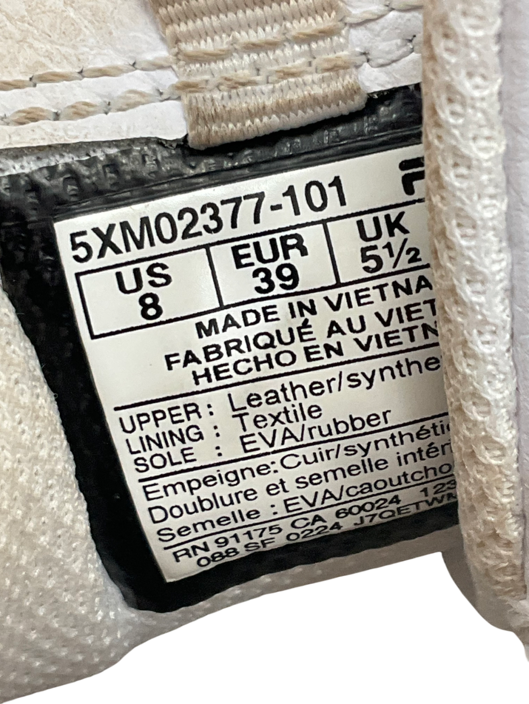 FILA White Fila Disruptor Ii Women's Trainers UK 5.5 EU 38.5 👠