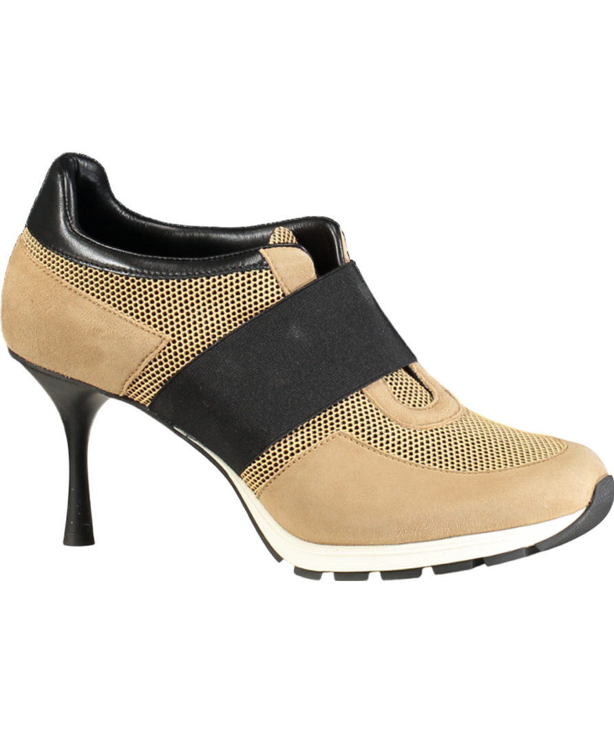 Sneex Brown The Icon Trainer Heel UK 9 EU 42 👠