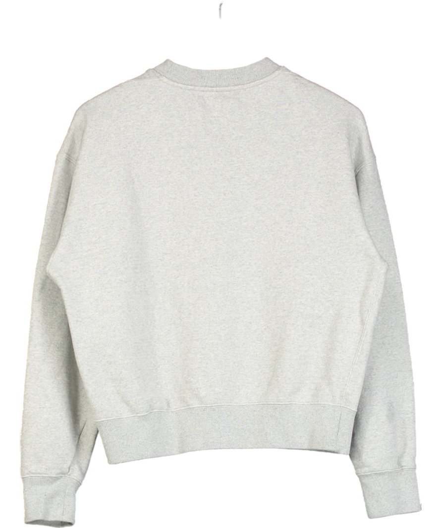 Jil Sander Grey Small Logo Sweatshirt UK XS