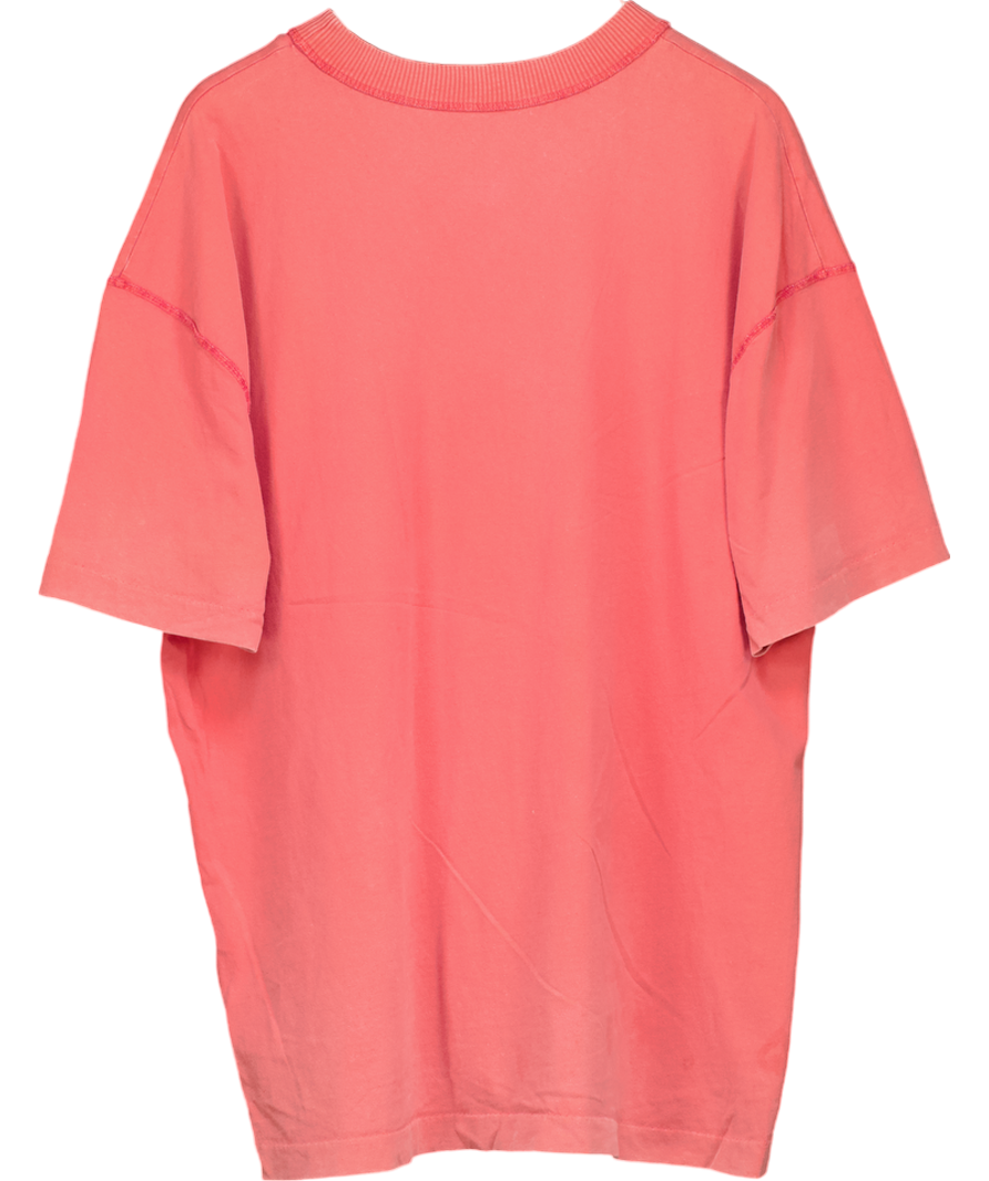 AllSaints Pink Haven Oversized T-shirt UK L