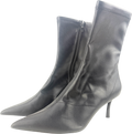 Topshop Black Pippa Point Toe Ankle Boot UK 5 EU 38 👠