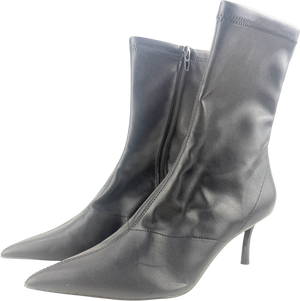 Topshop Black Pippa Point Toe Ankle Boot UK 5 EU 38