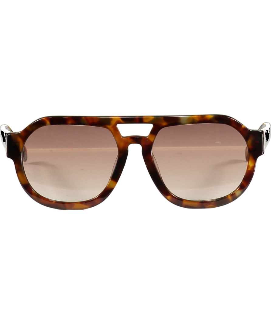 Vehla Brown Phoenix Sunglasses in case