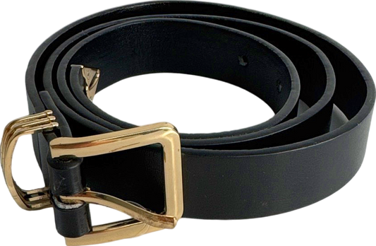 HECHO Black Leather Belt UK S/M