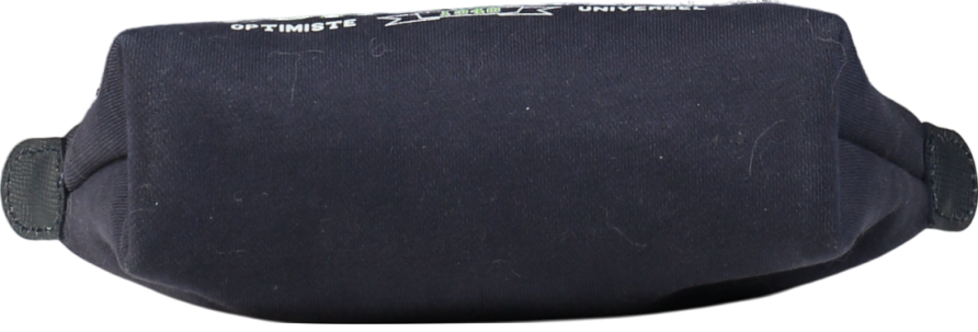 Longchamp Navy Blue Logo Mini Pouch Bag