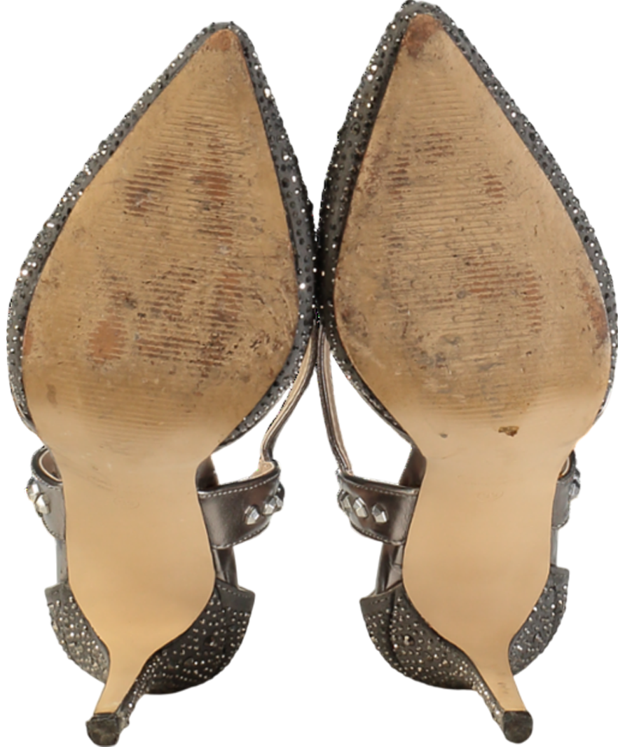 Carvela Grey Kankan Jewel Court Shoes UK 6 EU 39 👠
