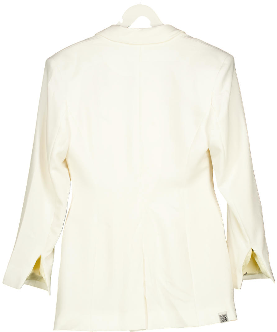 The Giving Movement Cream Re-form100 Blazer UK M