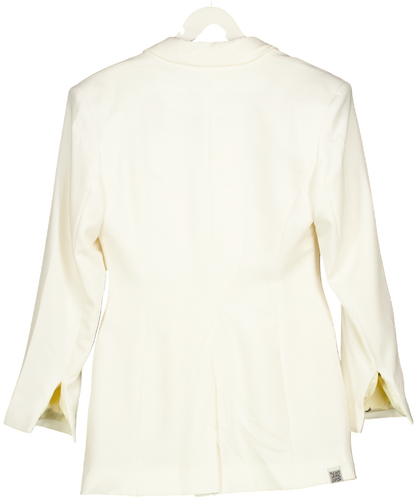 The Giving Movement Cream Re-form100 Blazer UK M