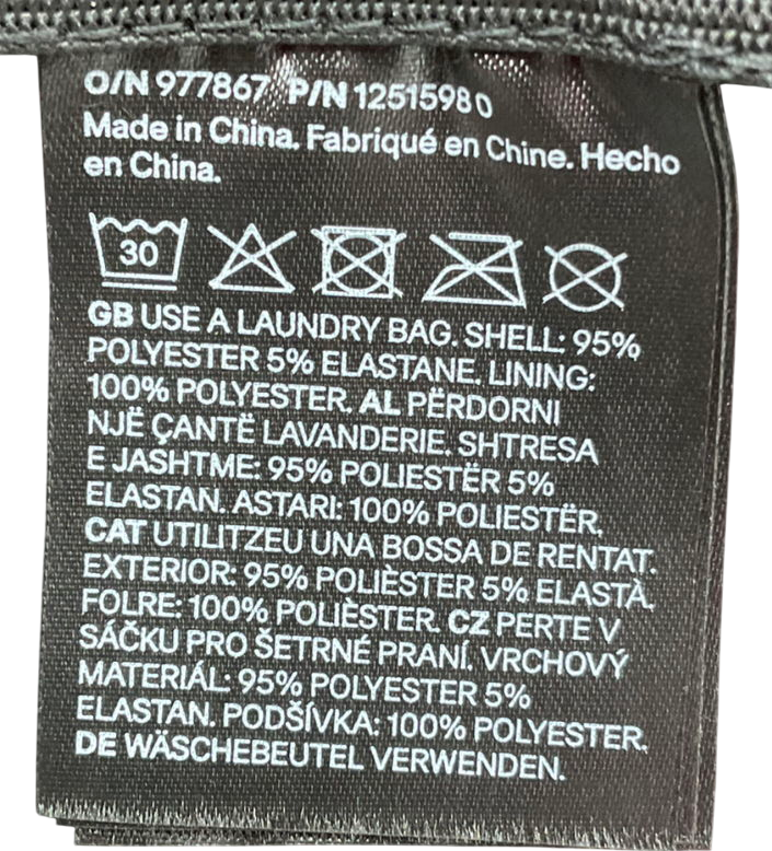 H&M Black Sequined Trousers UK XL