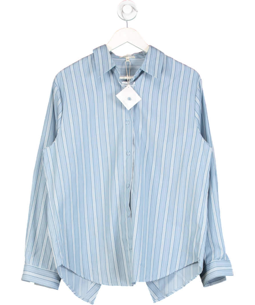 Ghospell Blue Beck Striped Shirt UK M