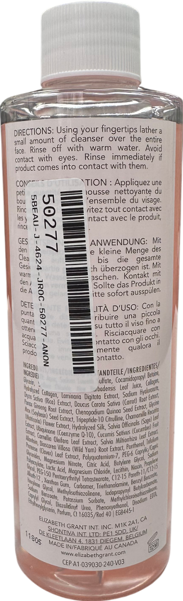 Elizabeth Grant Collagen Re-inforce 3d Cleanser 240ml