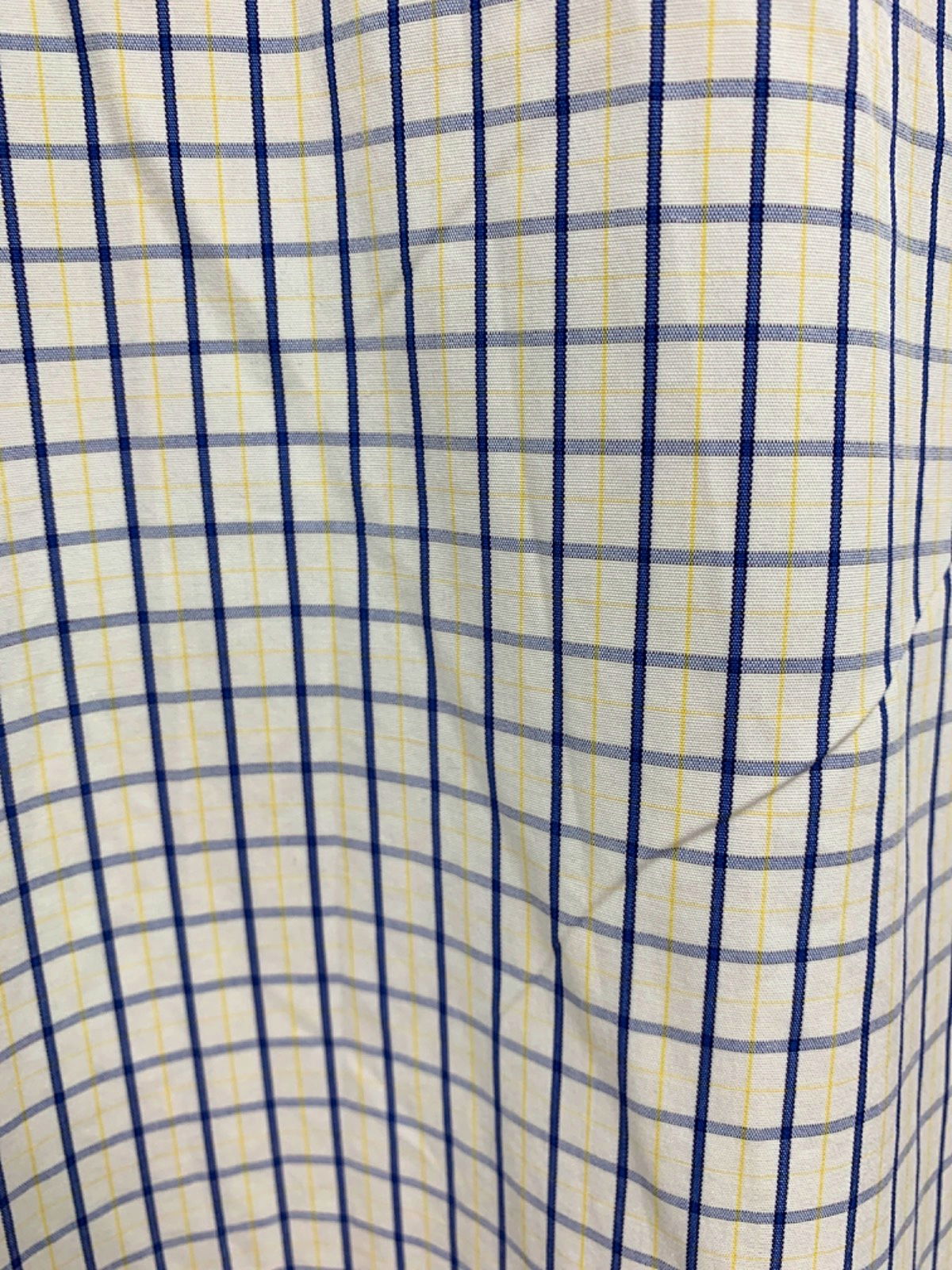 Paul & Shark White/Blue Checked Short Sleeve Shirt UK L