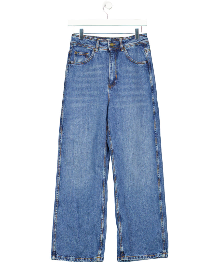 Sezane Blue Le Crop  Denim Jeans UK 10