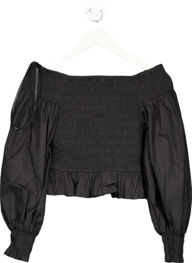 Nobody's Child Black LS Amanda Top UK 8