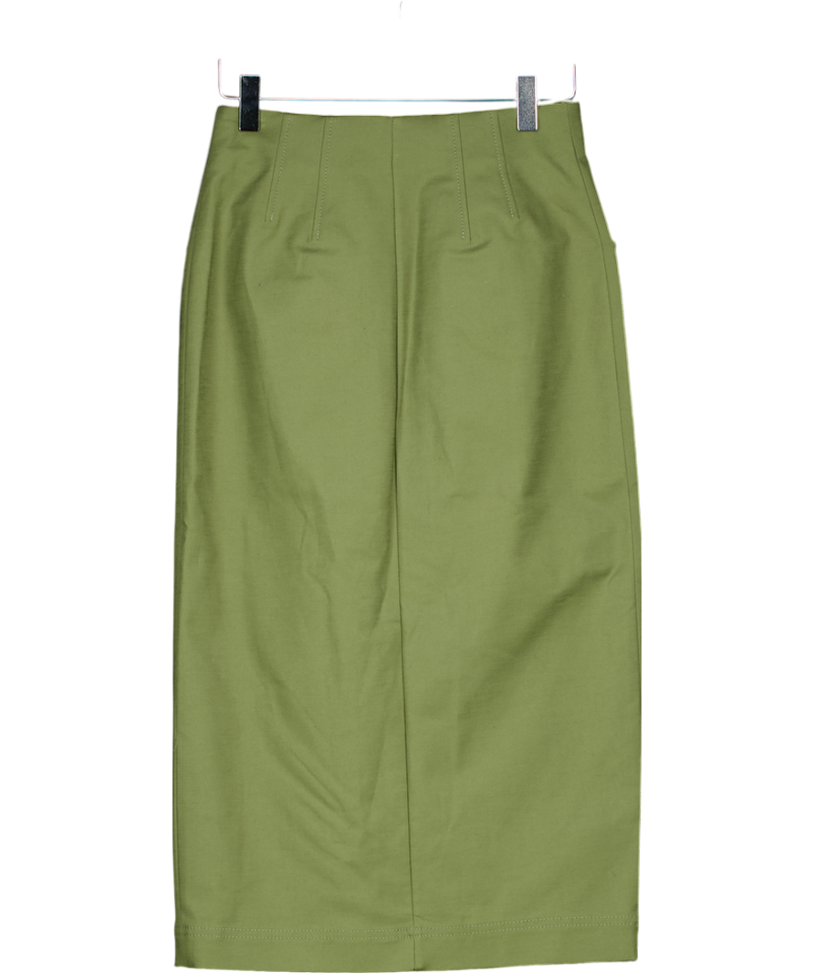 Veronica Beard Green Dallas Cargo Pencil Skirt UK 4