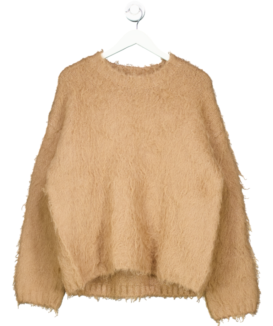 H&M Brown Wool Blend Jumper UK M